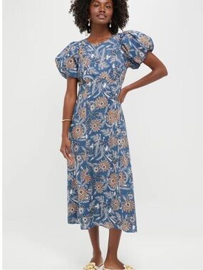 Cleobella Leslie Midi Dress Magnolia Floral NWT S